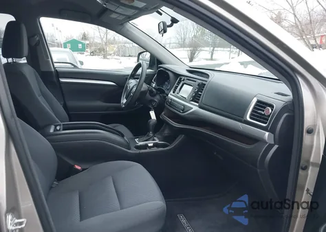 2014 Toyota Highlander Le from USA, damaged, VIN 5TDZARFH9ES005269